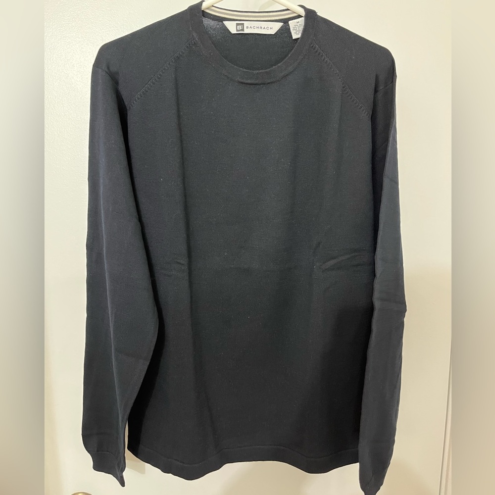Bachrach Men’s Lightweight Sweater Size M Black